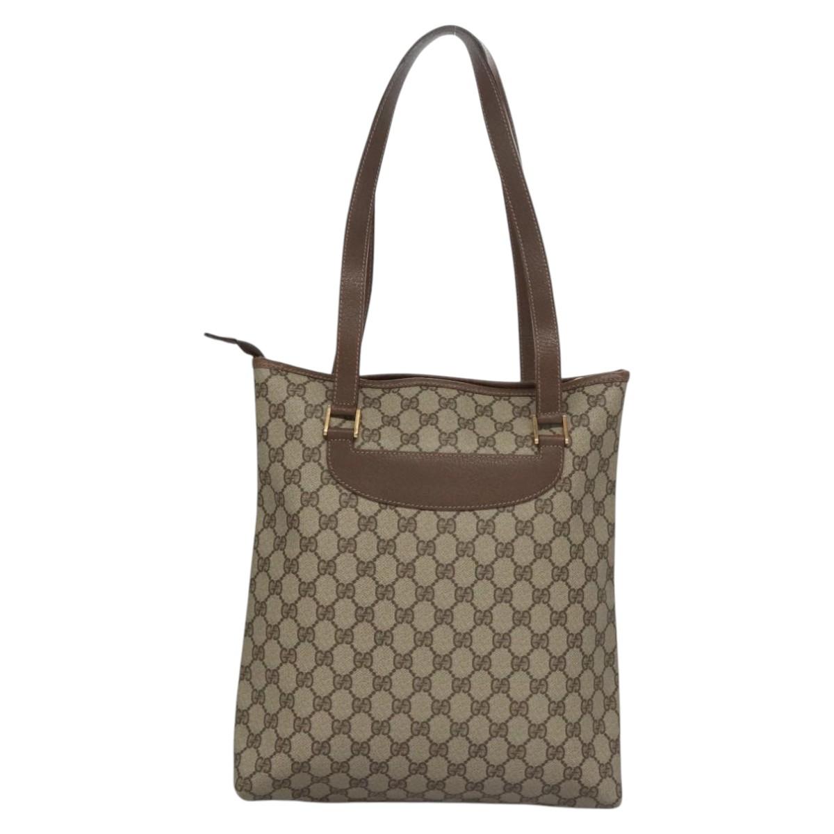 Gucci Gg Canvas Beige Canvas Shoulder Bag