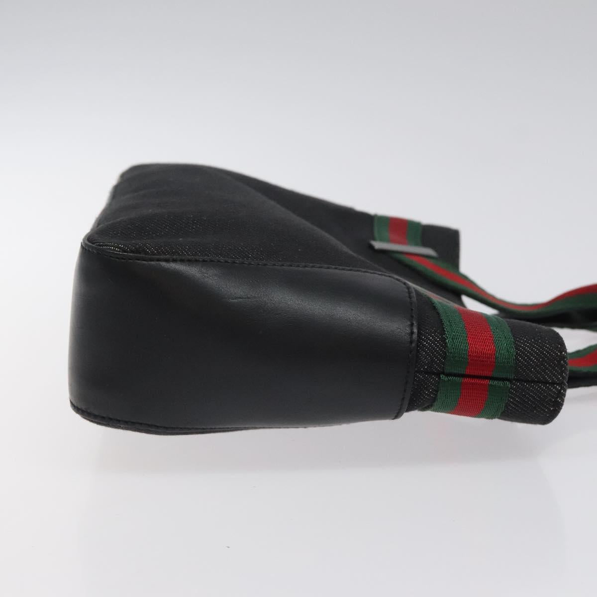 Gucci Web Black Canvas Handbag