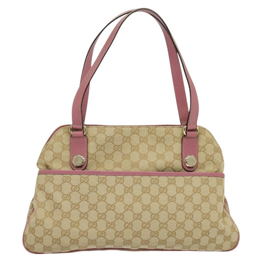 Gucci Charmy Beige Canvas Tote Bag