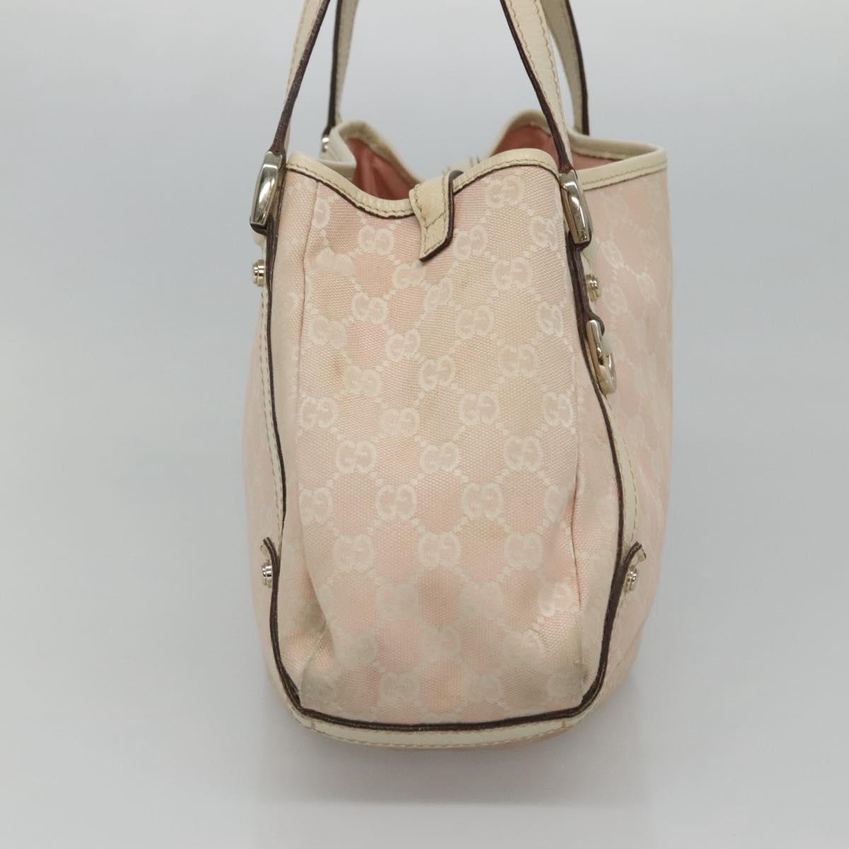 Gucci Abbey Pink Canvas Tote Bag