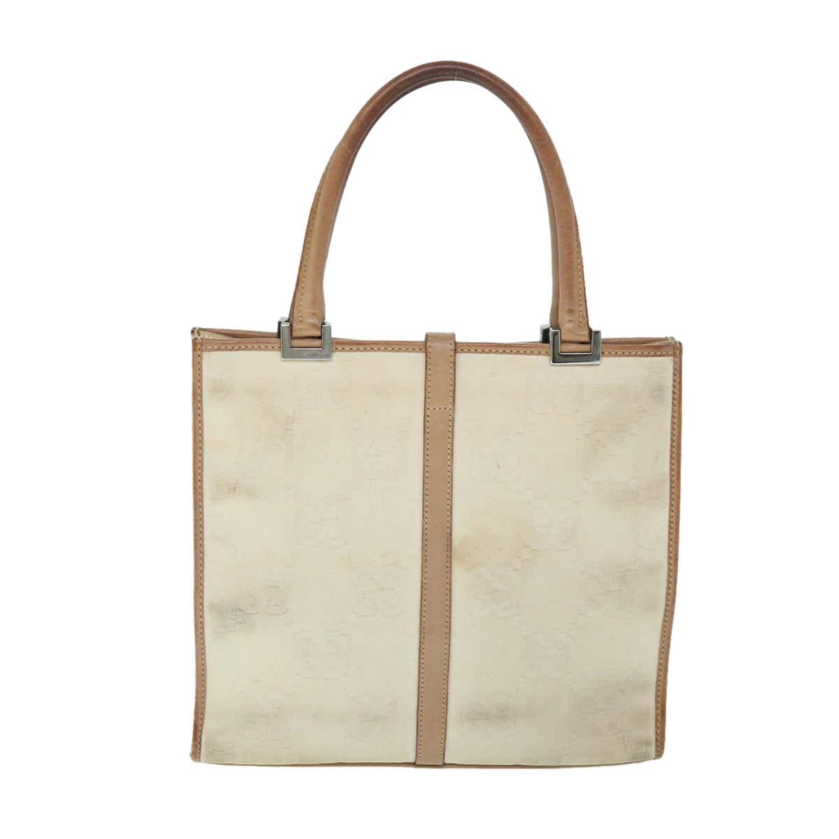 Gucci Gg Canvas Beige Canvas Handbag