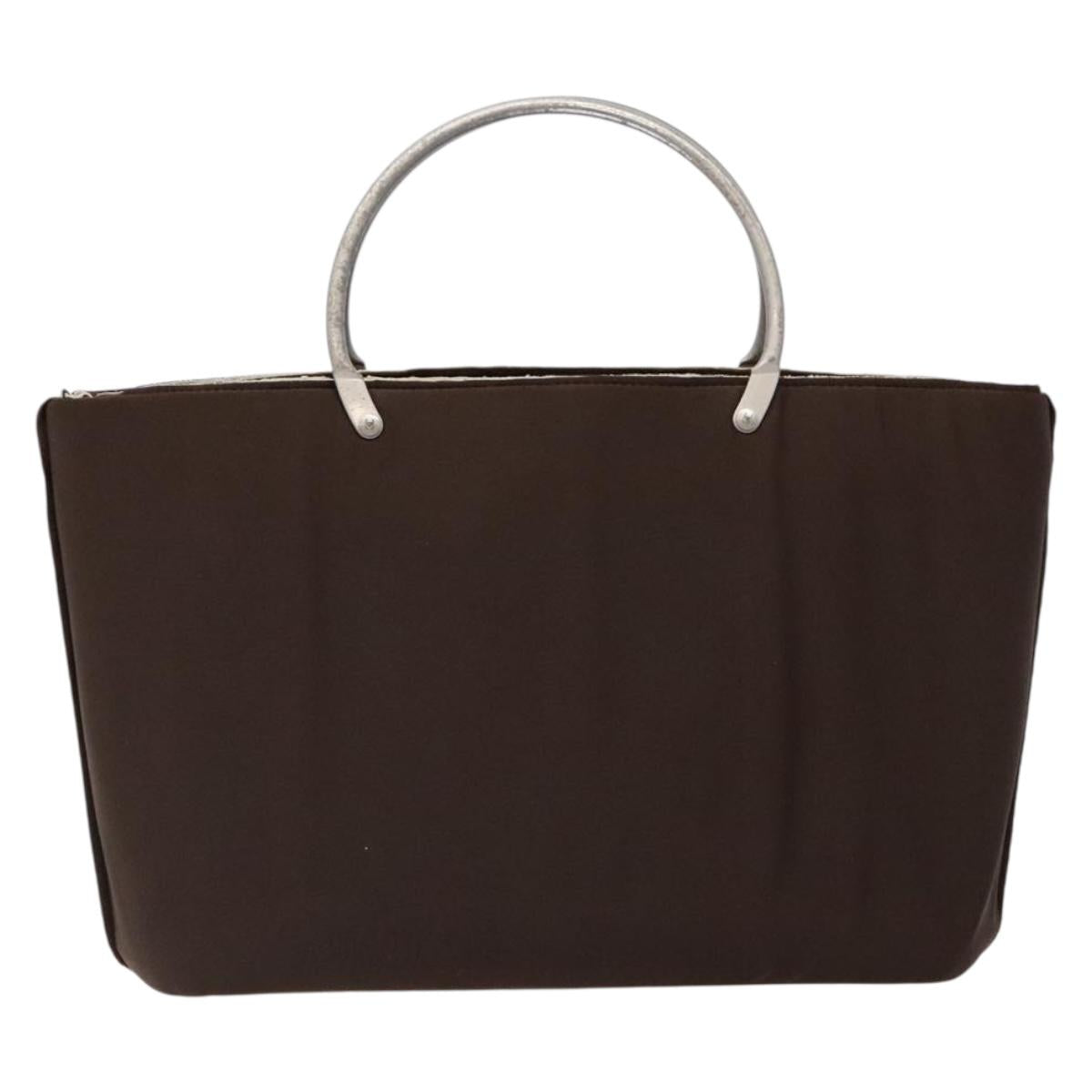 Chanel Brown Nylon Tote Bag