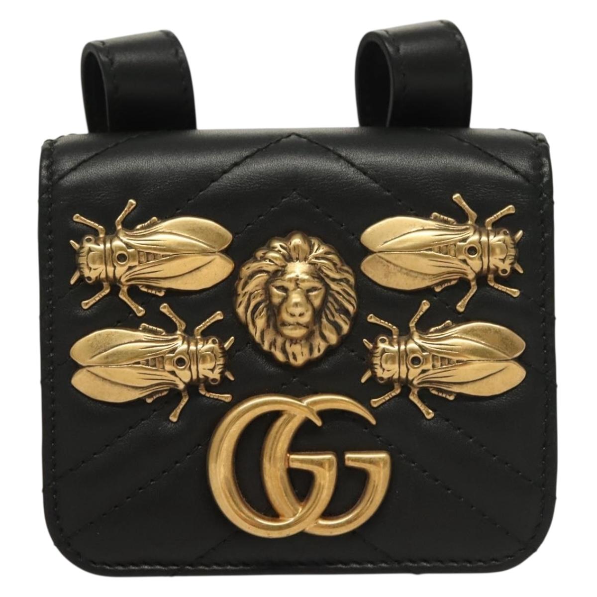 Gucci Marmont Black Leather Wallet