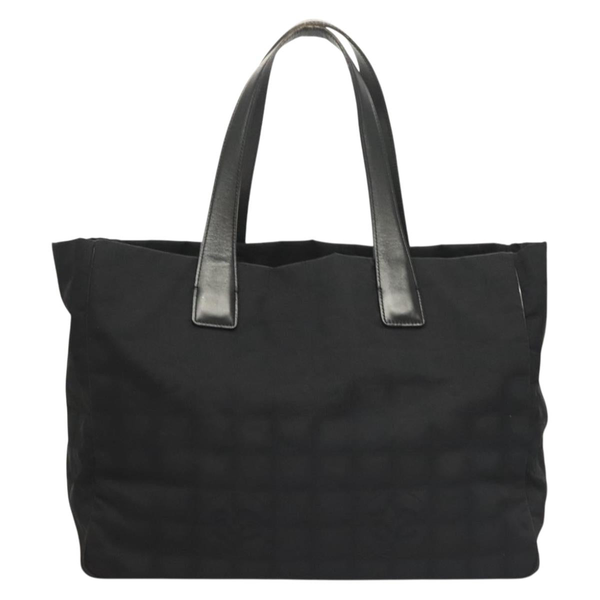 Chanel Travel Line Black Nylon Tote Bag