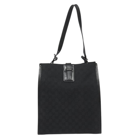 Gucci Gg Canvas Black Canvas Shoulder Bag