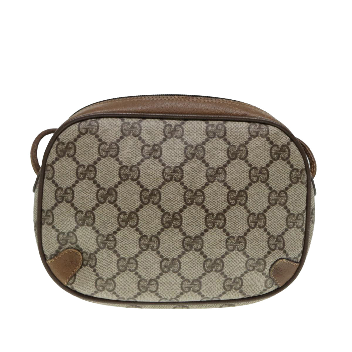 Gucci Gg Supreme Beige Canvas Shoulder Bag