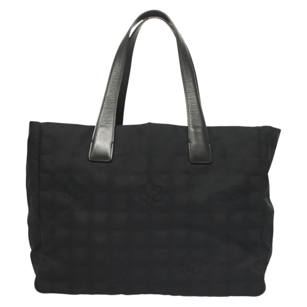 Chanel Travel Line Black Nylon Tote Bag