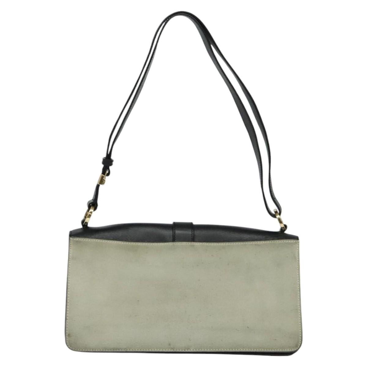 Gucci Grey Suede Shoulder Bag