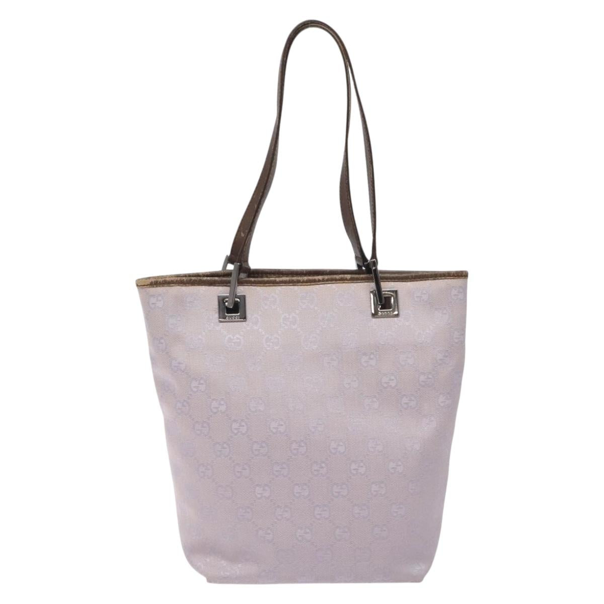 Gucci Gg Canvas Purple Canvas Tote Bag