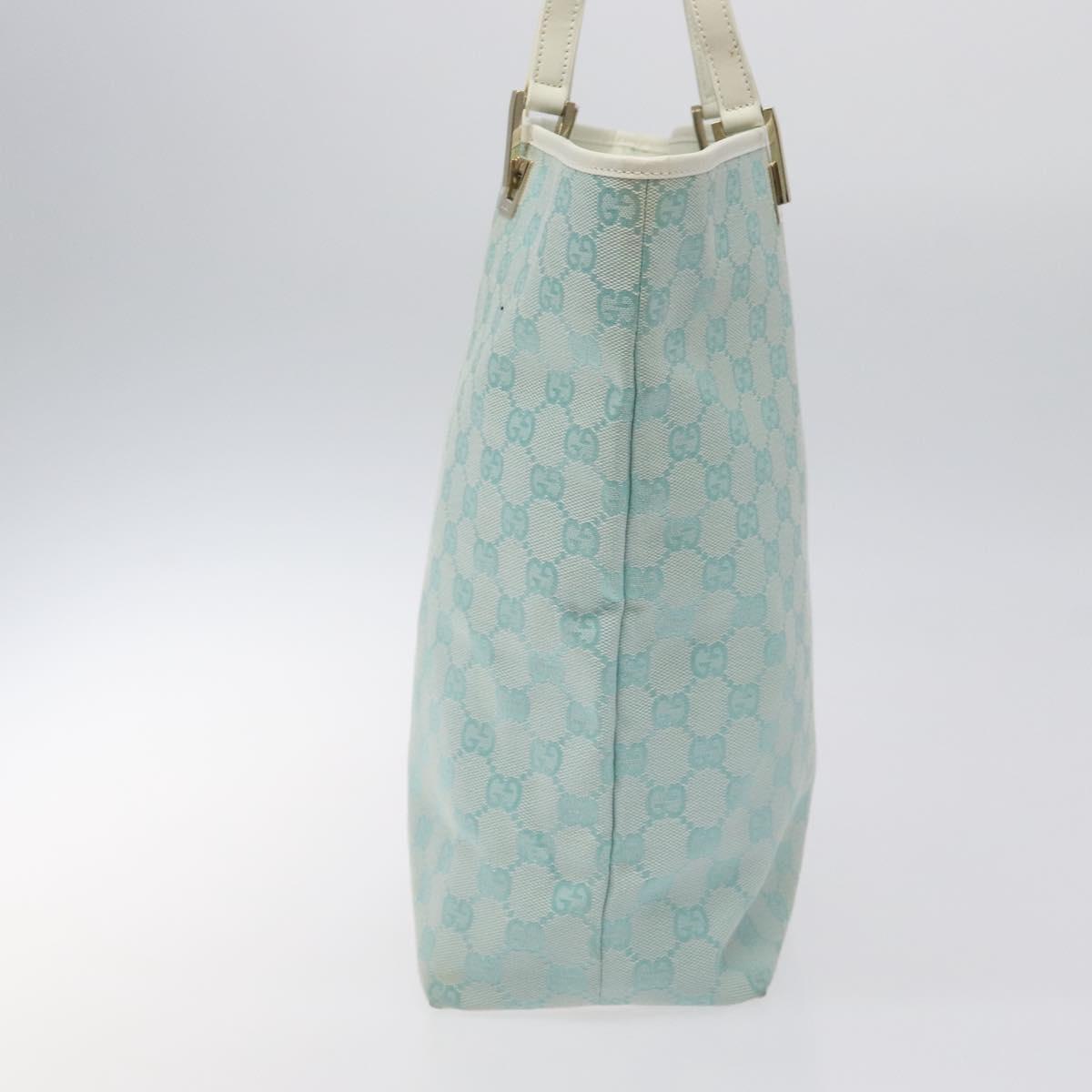 Gucci Gg Canvas Blue Canvas Tote Bag