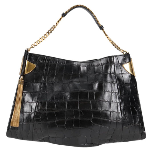 Gucci Black Leather Shoulder Bag