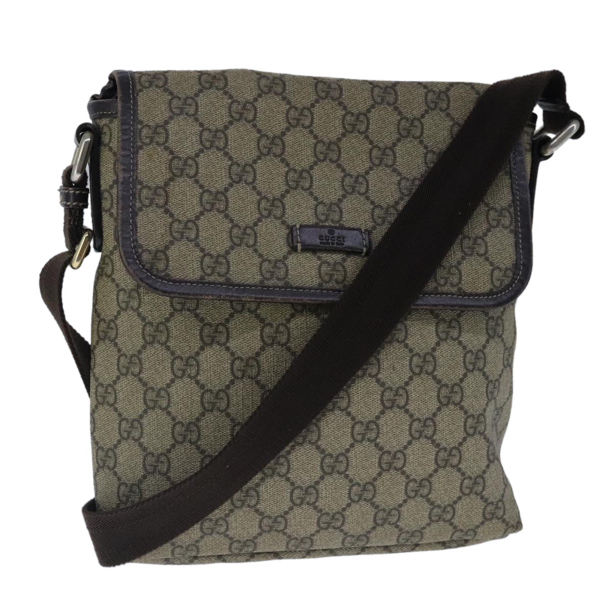 Gucci Beige Canvas Shoulder Bag