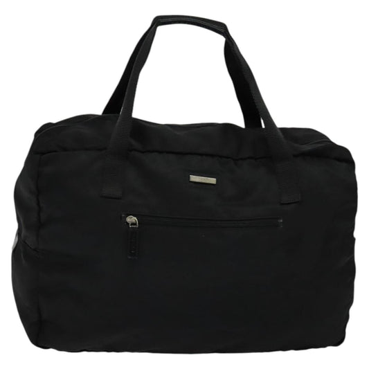 Gucci Duffle Black Canvas Tote Bag