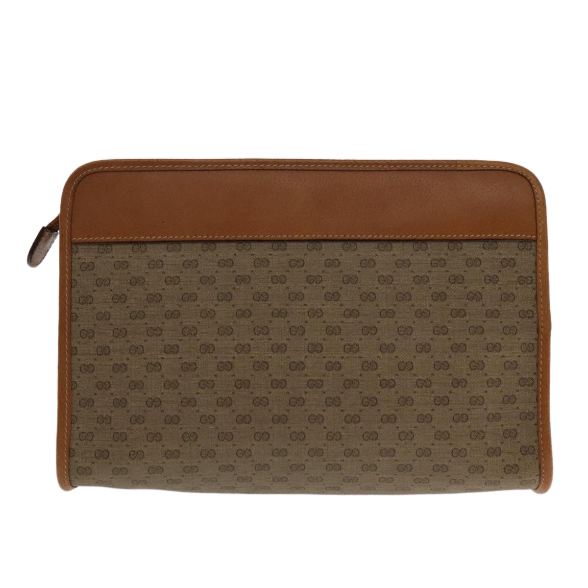 Gucci Beige Canvas Clutch Bag