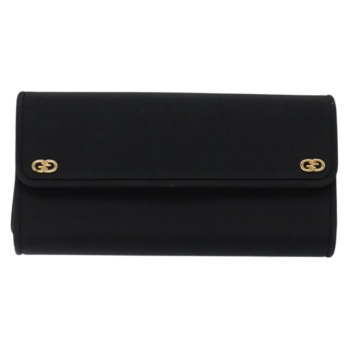Gucci Black Canvas Clutch Bag