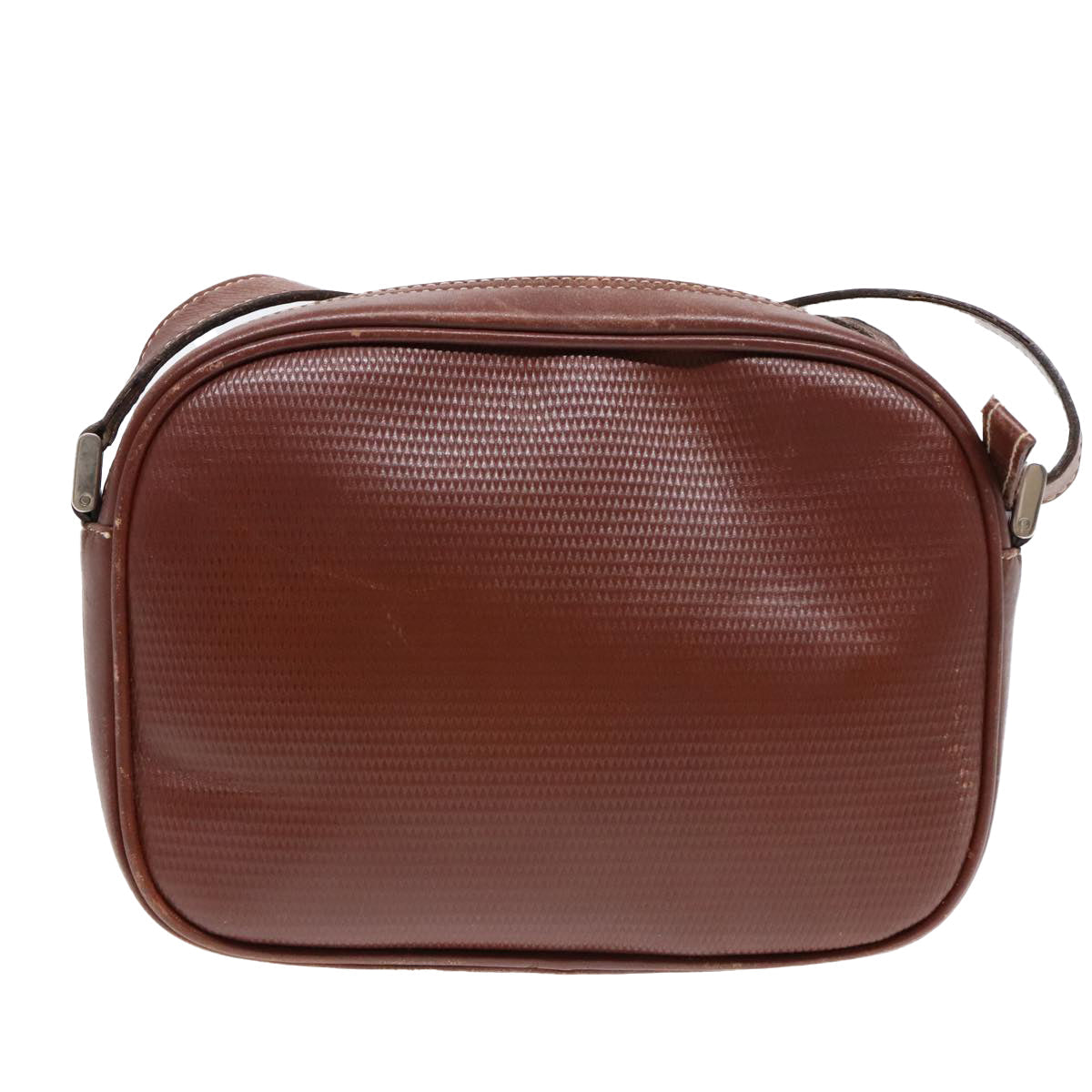 Gucci Double G Brown Leather Shoulder Bag