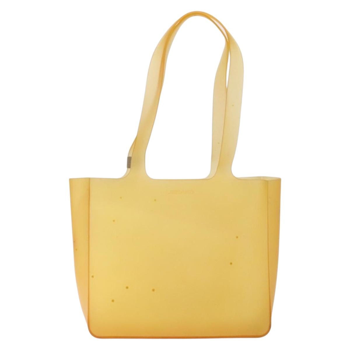 Chanel Fourre-Tout Brown Rubber Tote Bag