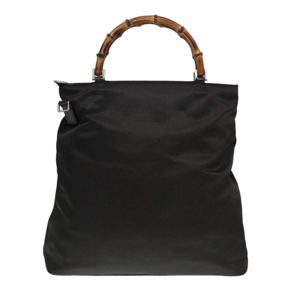 Gucci Bamboo Khaki Synthetic Tote Bag