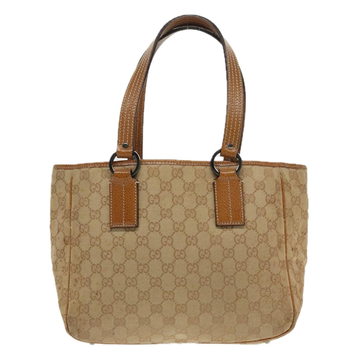 Gucci -- Brown Canvas Handbag