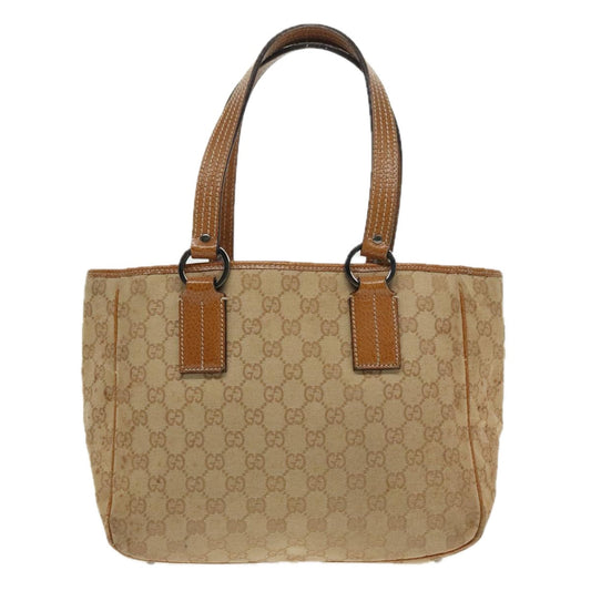 Gucci -- Brown Canvas Handbag