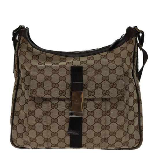 Gucci Gg Canvas Brown Canvas Shoulder Bag
