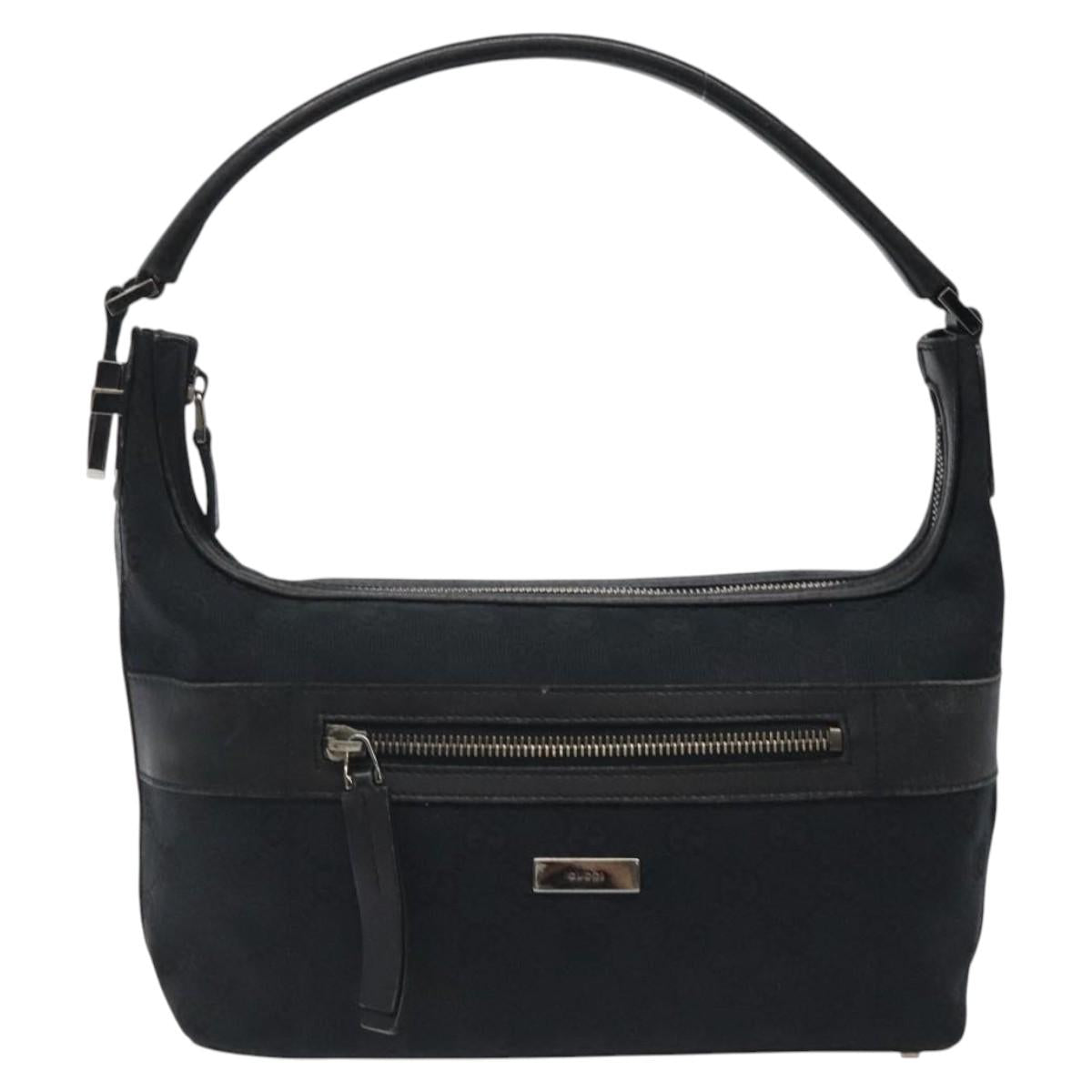 Gucci Gg Canvas Black Canvas Handbag