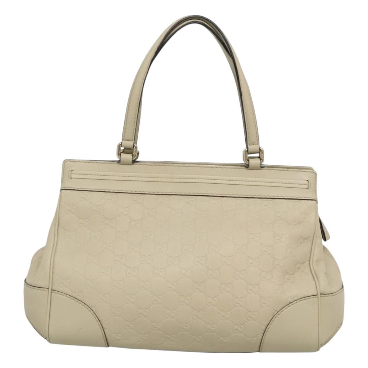 Gucci Mayfair Beige Leather Tote Bag