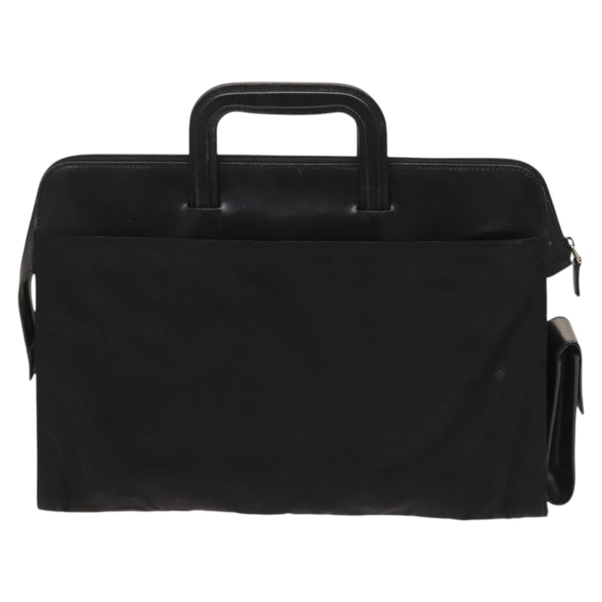 Gucci -- Black Nylon Briefcase Bag