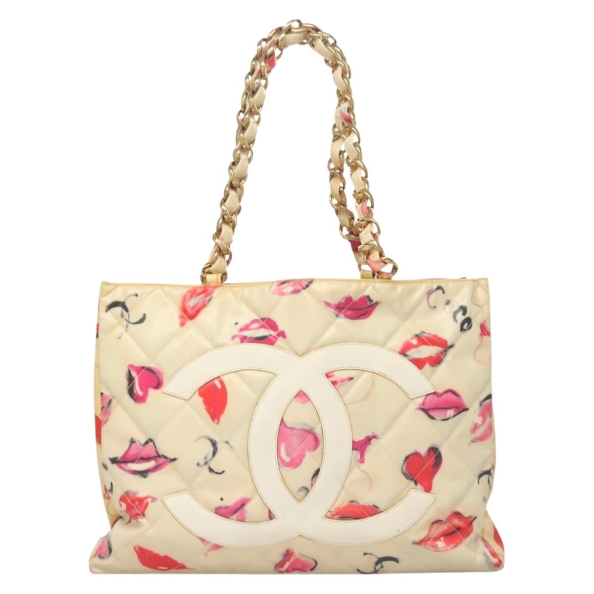 Chanel Cc Multicolour Vinyl Tote Bag