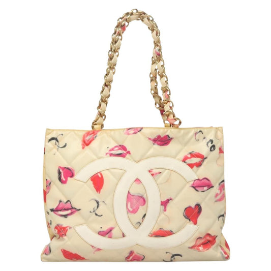 Chanel Cc Multicolour Vinyl Tote Bag