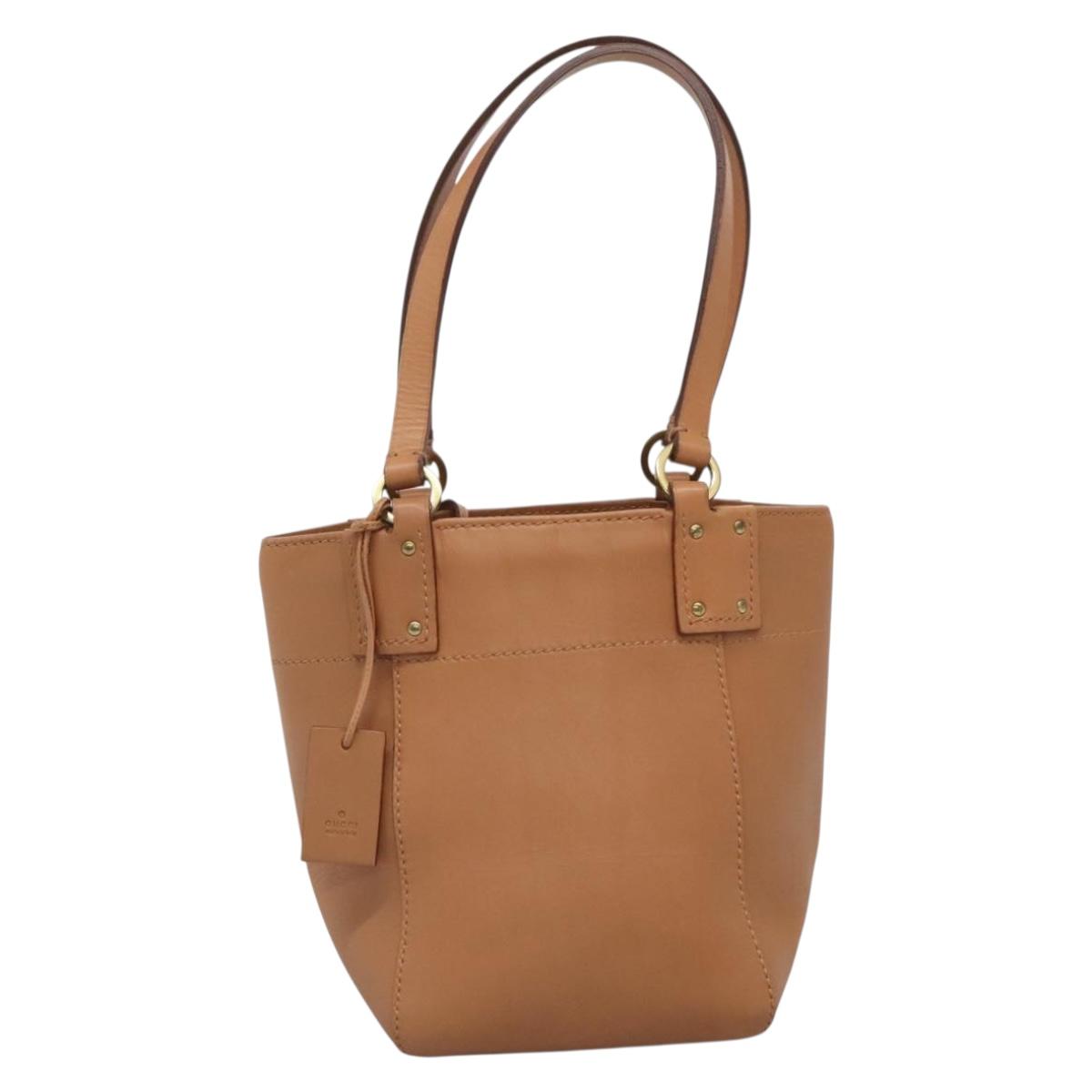 Gucci Charlotte Beige Leather Handbag