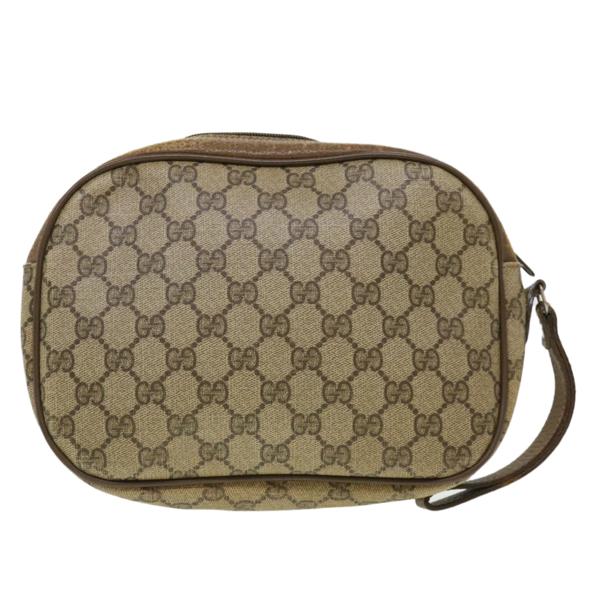 Gucci Beige Canvas Clutch Bag