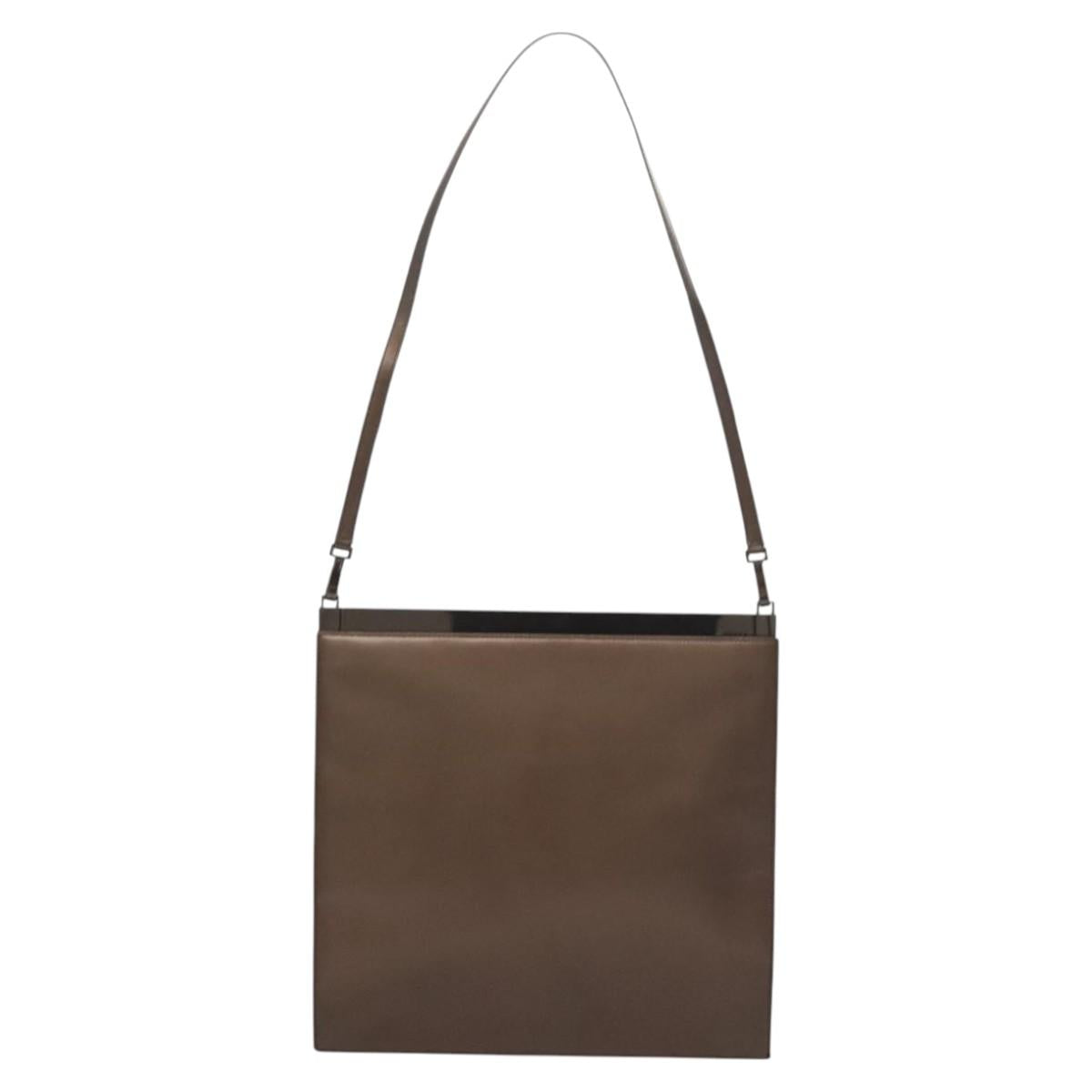 Gucci Jackie Brown Leather Shoulder Bag