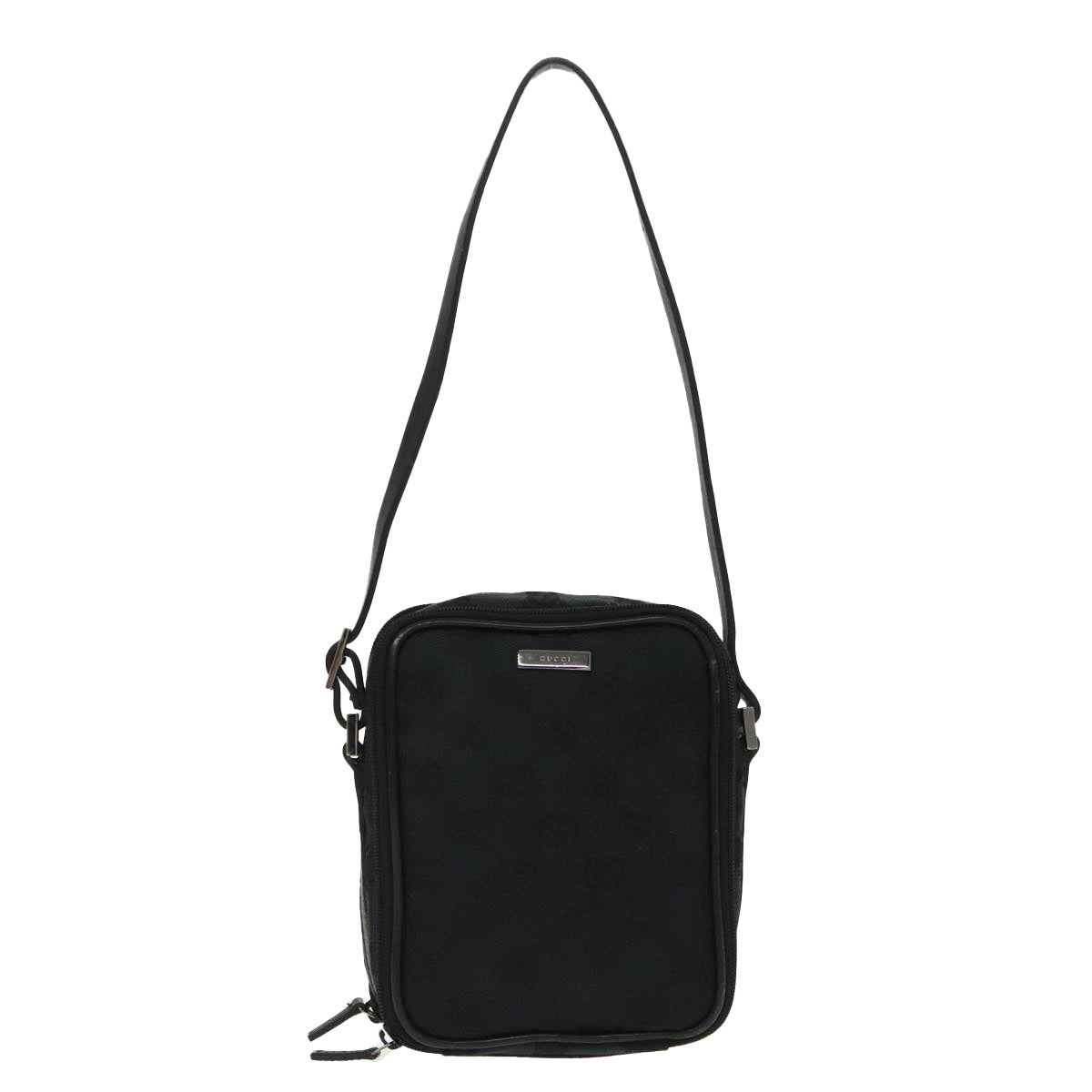 Gucci Black Canvas Shoulder Bag