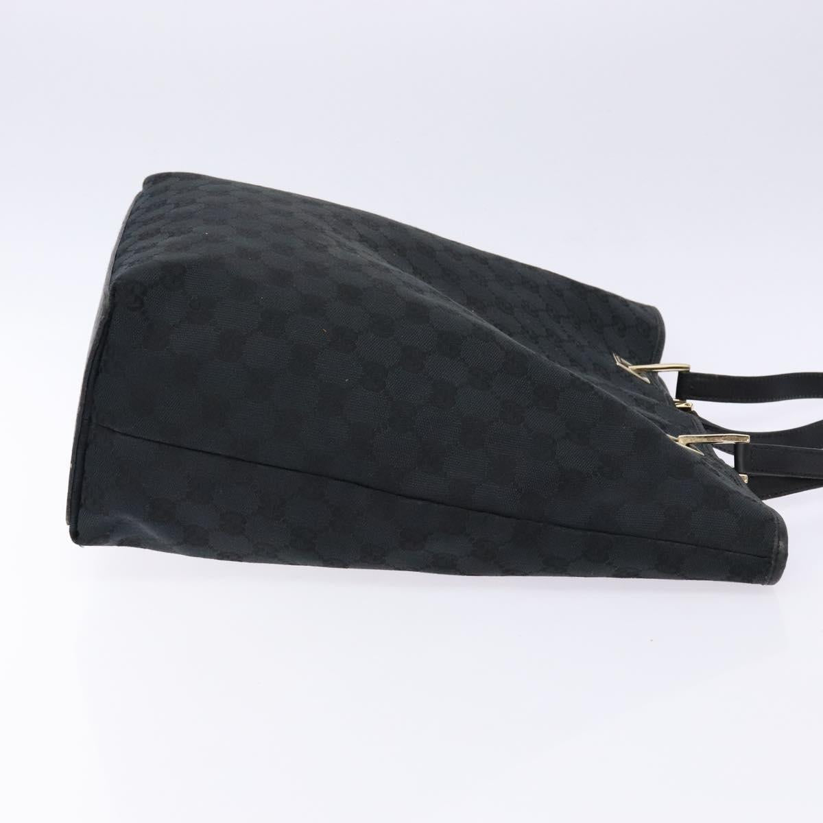 Gucci Gg Canvas Black Canvas Tote Bag
