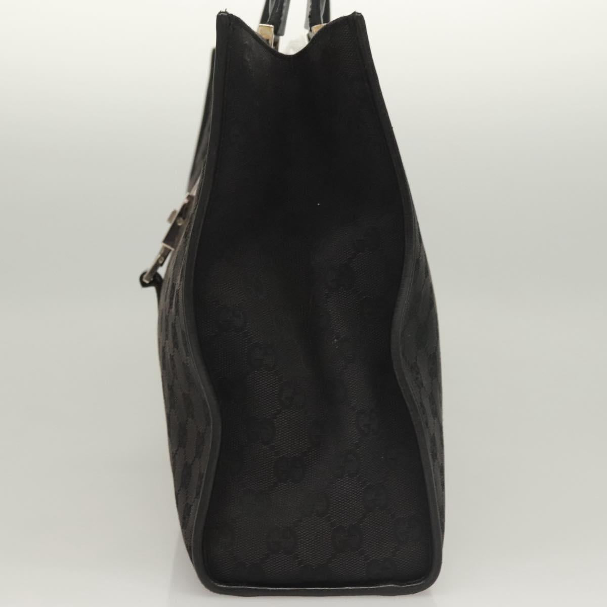 Gucci Jackie Black Canvas Tote Bag