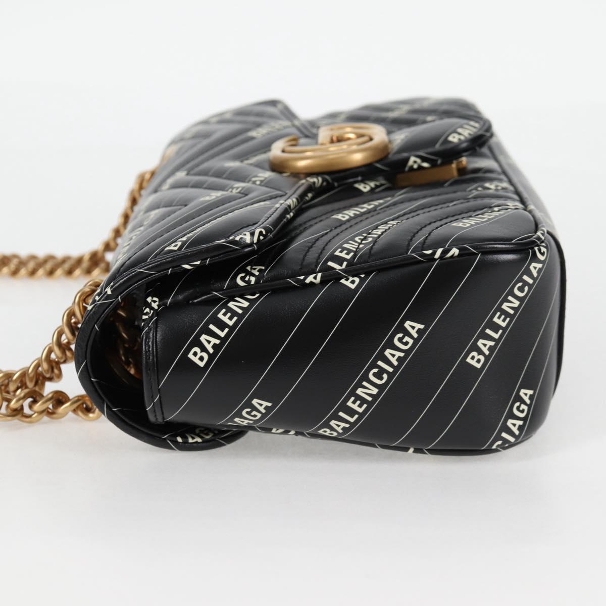 Gucci Marmont Black Leather Shoulder Bag