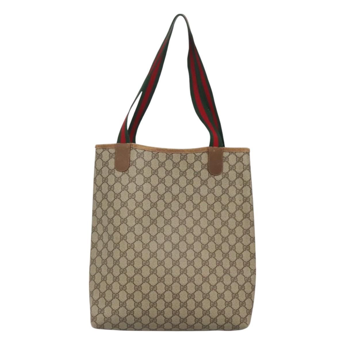 Gucci Ophidia Beige Canvas Tote Bag