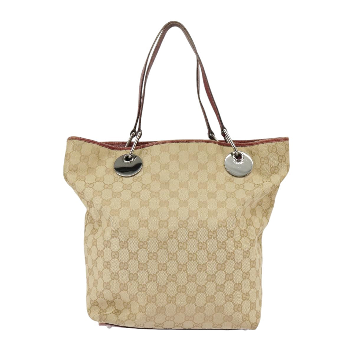Gucci Beige Canvas Tote Bag