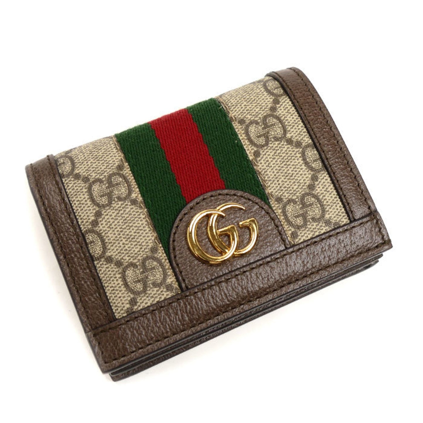 Gucci Beige Gg Supreme Canvas Wallet (Bi-Fold)