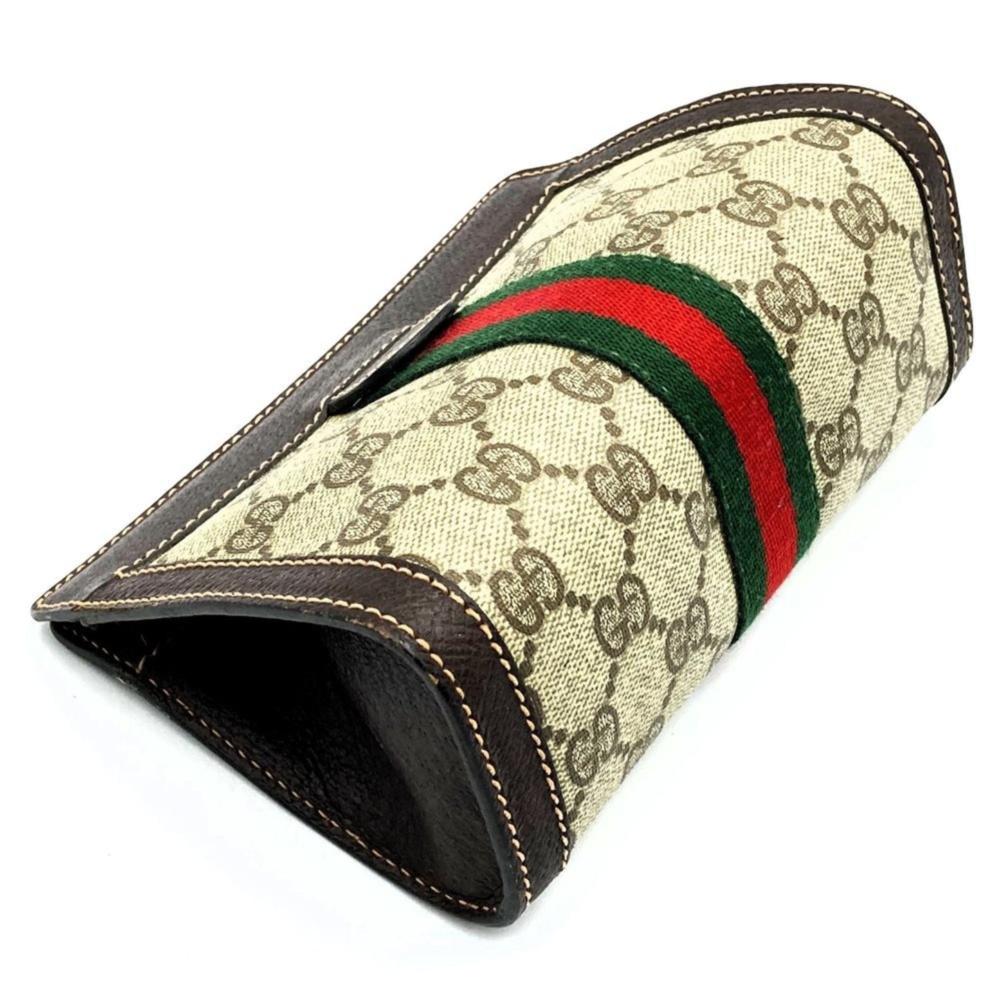 Gucci Brown Pvc Pouch