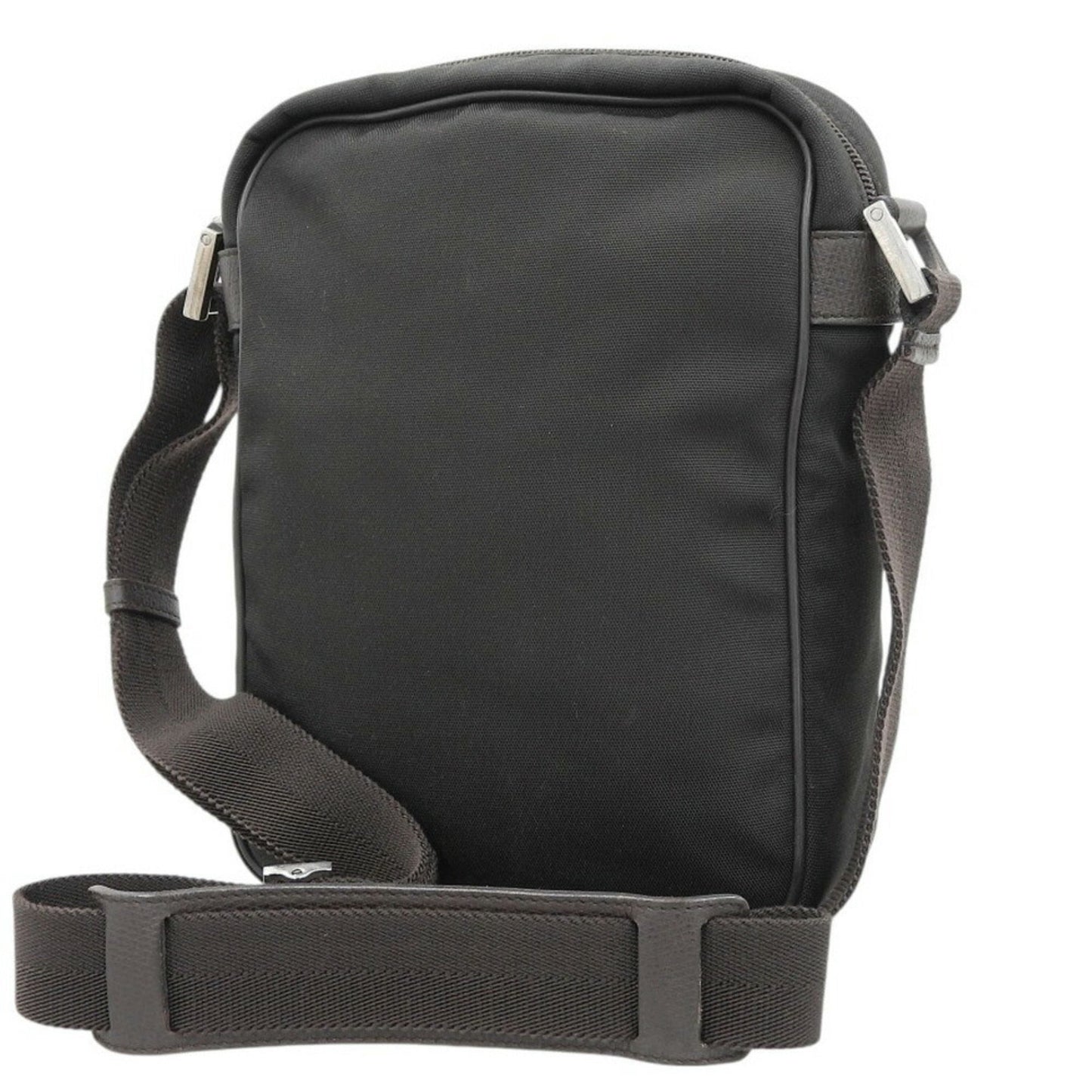 Gucci Brown Dark Brown Nylon Shoulder Bag