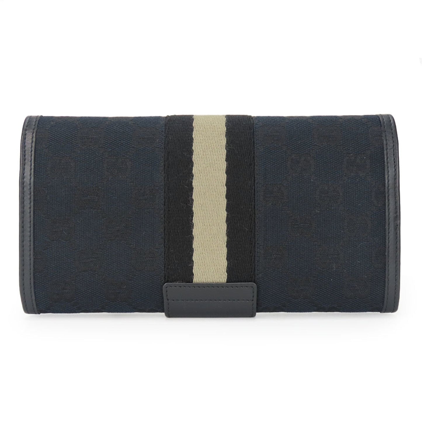 Gucci Black Gg Canvas Coin Purse/Coin Case