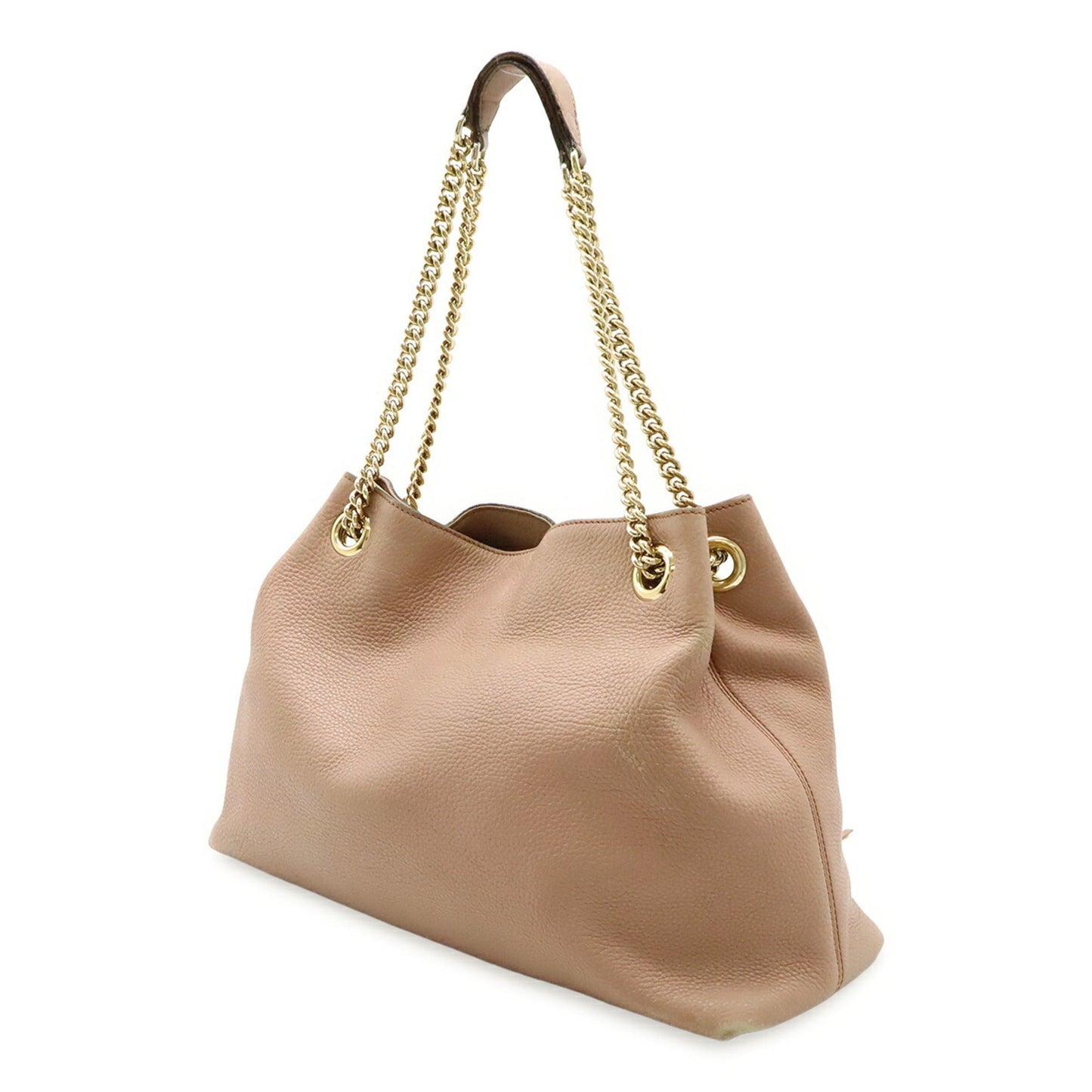 Gucci Pink Leather Shoulder Bag Tote Bag