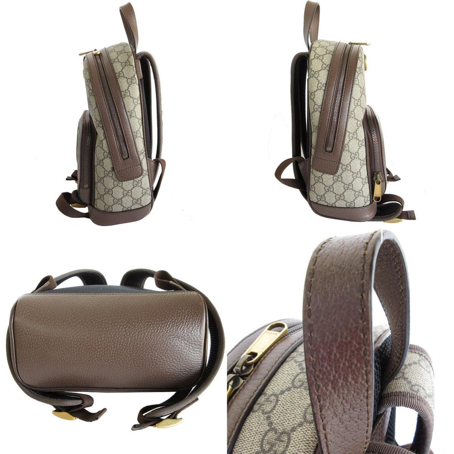 Gucci Brown Gg Supreme Backpack