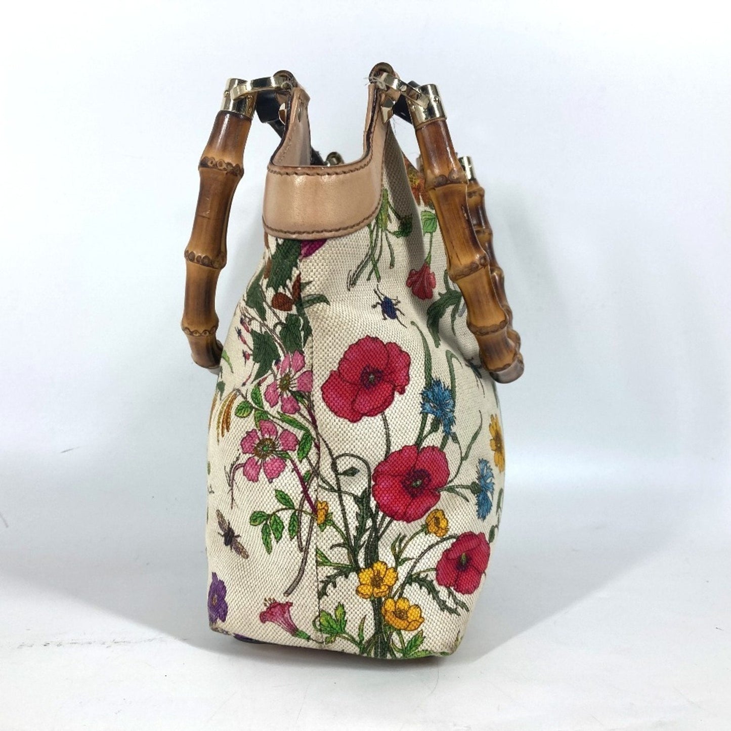 Gucci Multi-Color Canvas Handbag Tote Bag