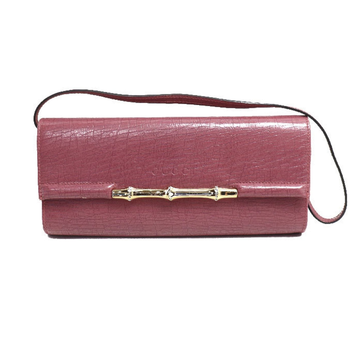 Gucci Purple Leather Shoulder Bag