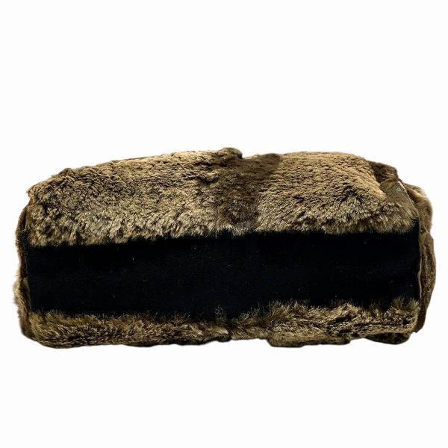Chanel Brown Fur Leather Tote Bag