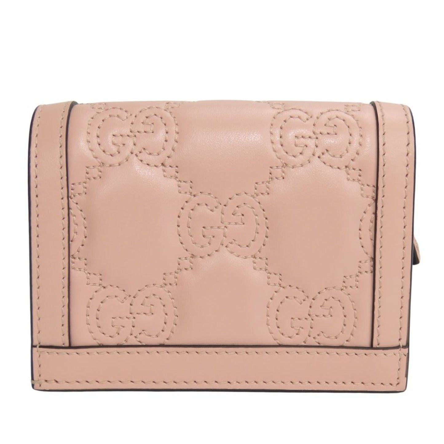 Gucci Pink Leather Wallet (Bi-Fold)