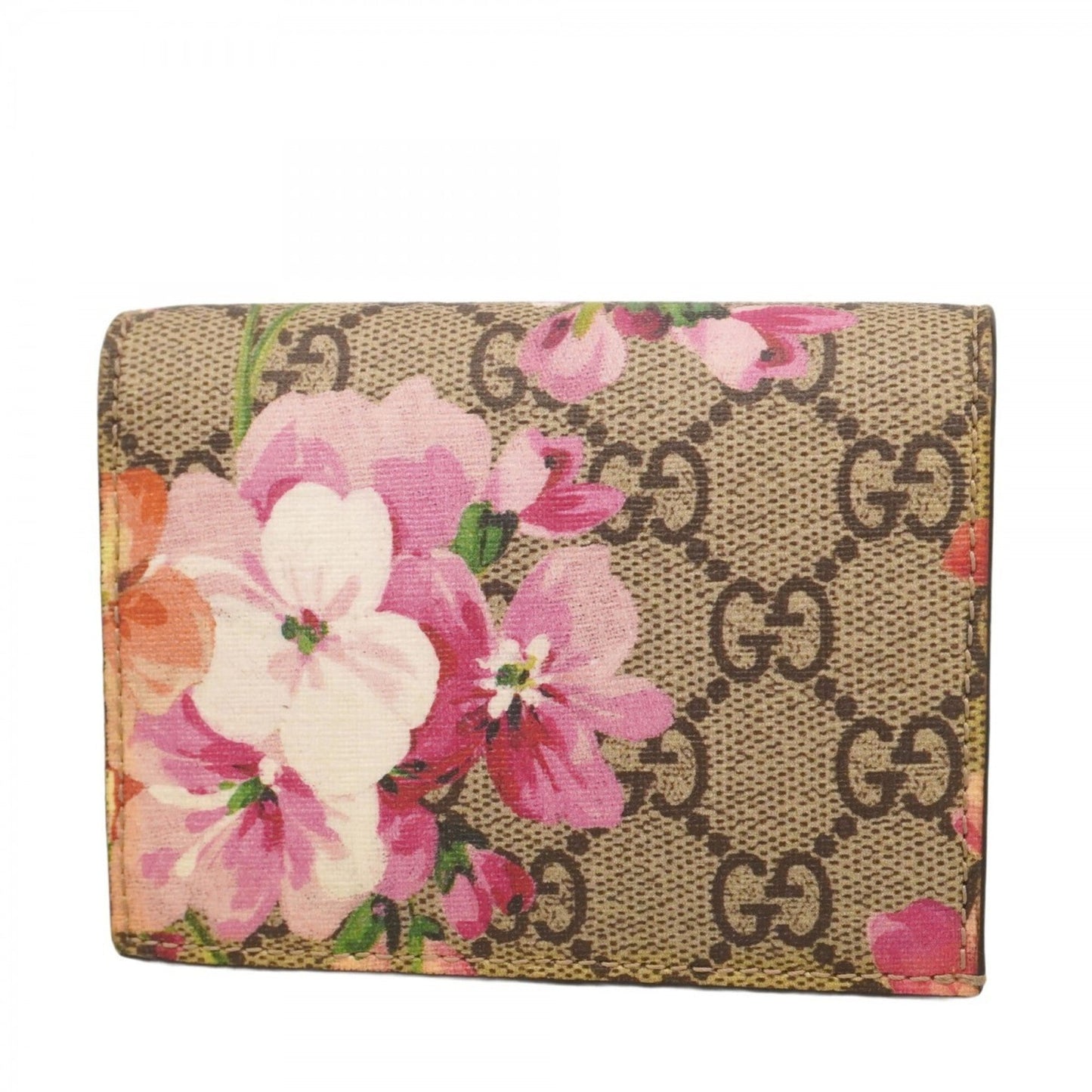 Gucci Beige Multi-Color Pvc Wallet (Bi-Fold)